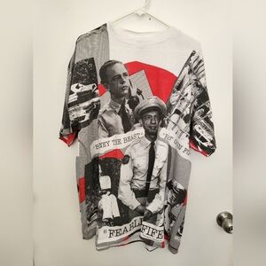 Others Follow Red and Black Short Sleeve Tee